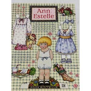 Mary Engelbreit Ann Estelle Paper Doll Christmas Snowy Dress ~ 260401-WH 1059